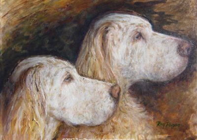 Portrait of Two English Setters